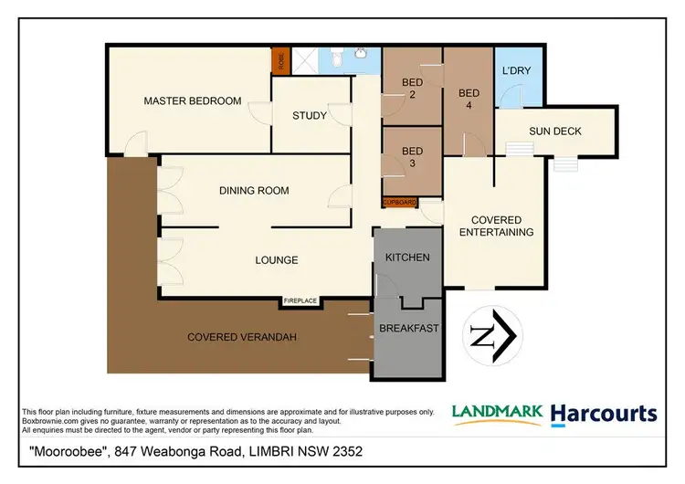 Floorplan of Homely rural property listing, 847 Weabonga Road, LIMBRI, Tamworth NSW 2340