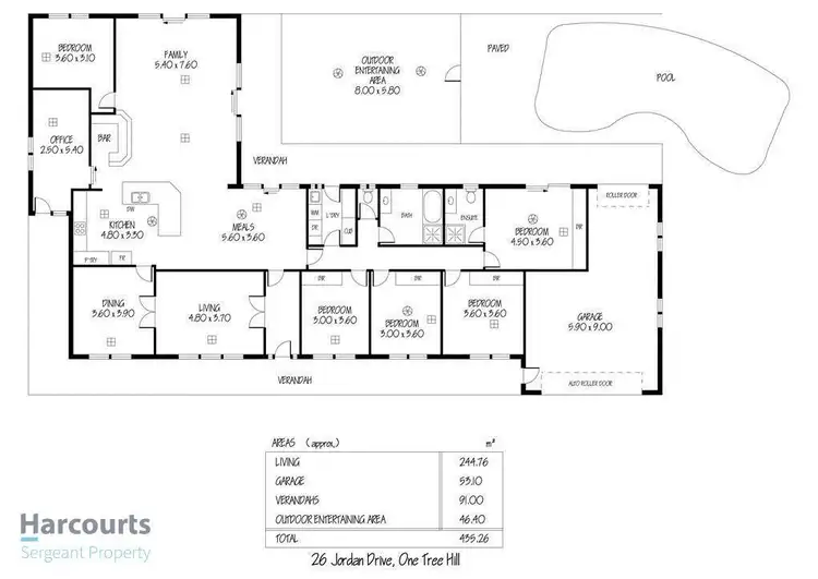 Floorplan of Homely house listing, 26 Jordan Drive, One Tree Hill SA 5114