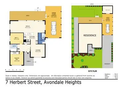 Floorplan of Homely house listing, 7 Herbert Street, Avondale Heights VIC 3034