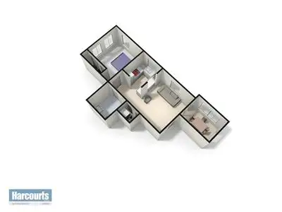 Floorplan of Homely unit listing, 5/263 Gregory Terrace, Spring Hill QLD 4000