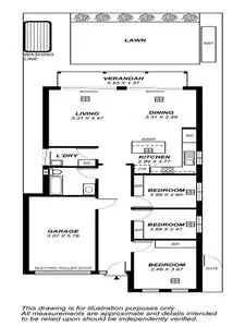 Floorplan of Homely house listing, 2/13 Dalkeith Avenue, Dover Gardens SA 5048