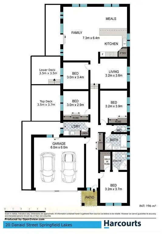 Floorplan of Homely house listing, 20 Danaid Street, Springfield Lakes QLD 4300