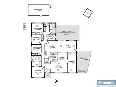 Floorplan of Homely house listing, 26 Sandler Grove, Aberfoyle Park SA 5159