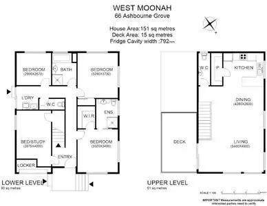 Floorplan of Homely unit listing, 3/66 Ashbourne Grove, West Moonah TAS 7009
