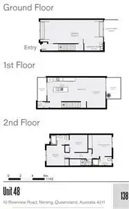 Floorplan of Homely townhouse listing, 48/10 Riverview Road, Nerang QLD 4211
