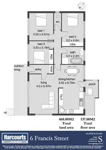 Floorplan of Homely house listing, 6 Francis Street, Riverside TAS 7250