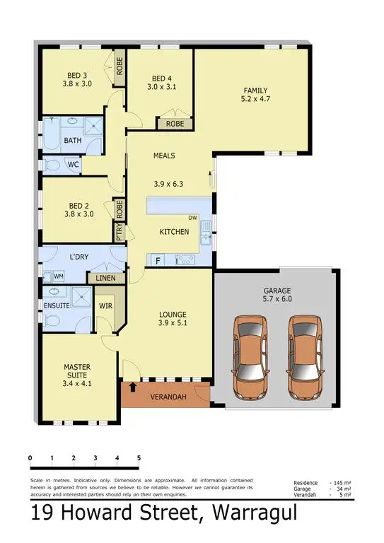 Floorplan of Homely house listing, 19 Howard Street, Warragul VIC 3820