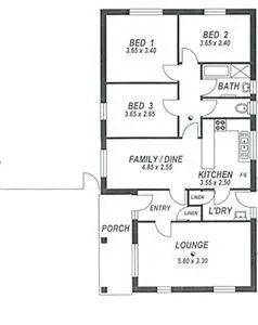 Floorplan of Homely house listing, 9 Hamar Court, Hackham West SA 5163