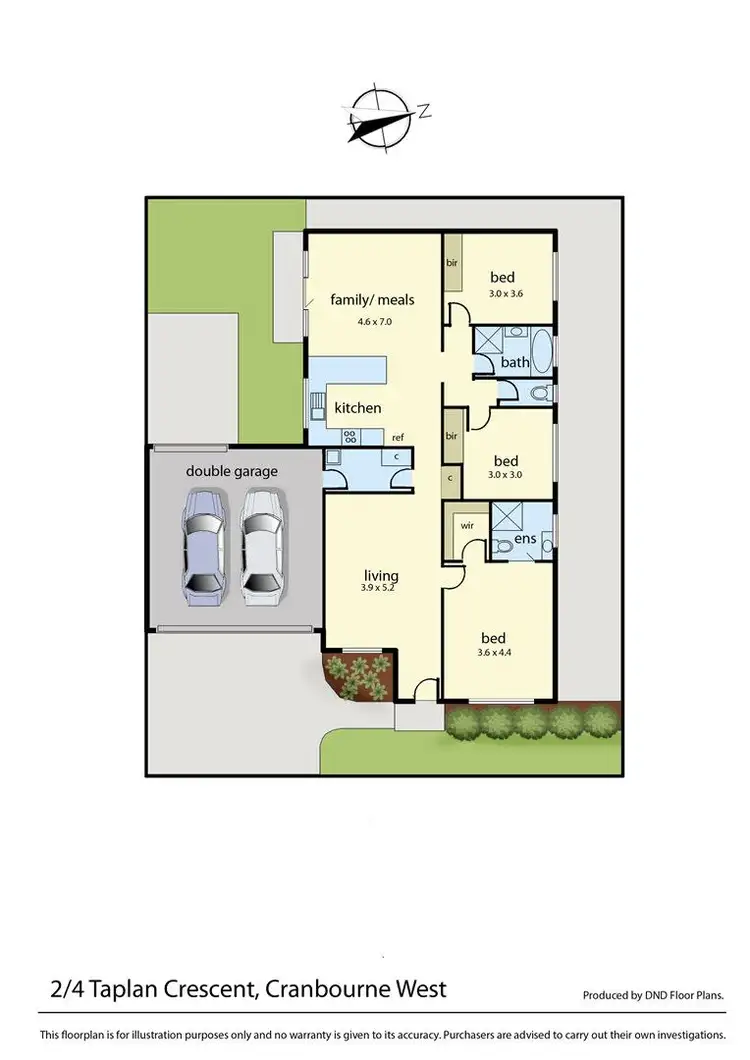 Floorplan of Homely house listing, 4 Taplan Crescent, Cranbourne West VIC 3977
