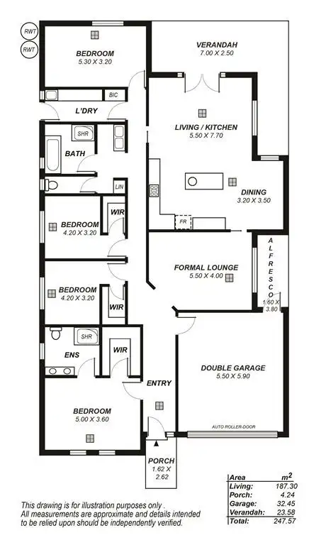 Floorplan of Homely house listing, 6 Burton Bank, Aldinga Beach SA 5173
