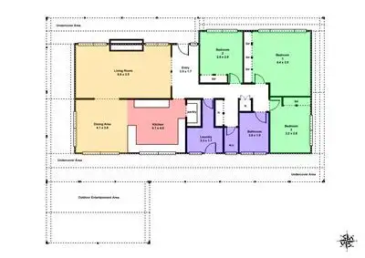 Floorplan of Homely rural property listing, 81 Sharpes Road, Miners Rest VIC 3352