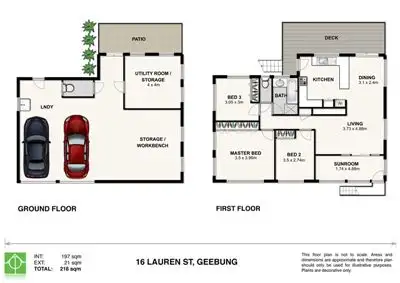 Floorplan of Homely house listing, 16 Lauren Street, Geebung QLD 4034