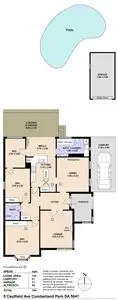 Floorplan of Homely house listing, 5 Caulfield Avenue, Cumberland Park SA 5041