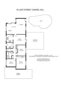 Floorplan of Homely house listing, 1 Star Place, Chapel Hill QLD 4069
