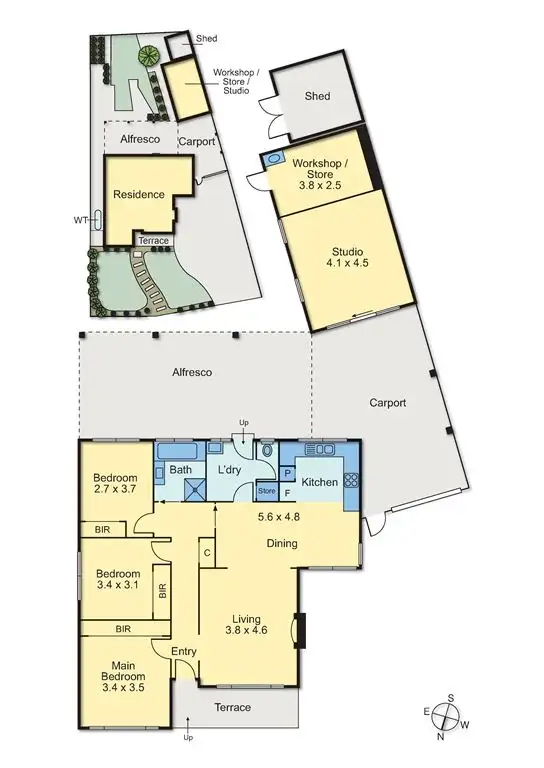 Floorplan of Homely house listing, 35 Bates Avenue, Thomastown VIC 3074