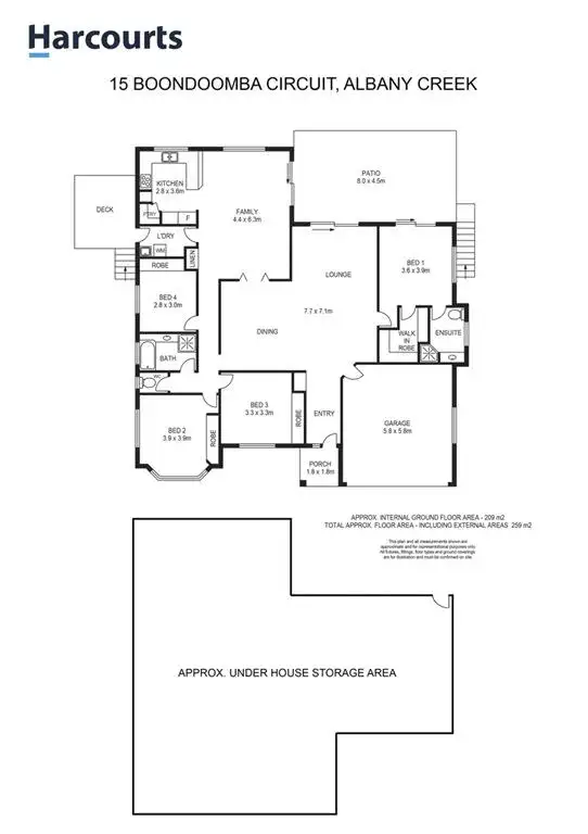 Floorplan of Homely house listing, 15 Boondooma Circuit, Albany Creek QLD 4035