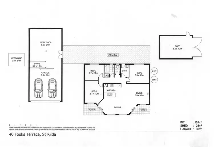 Floorplan of Homely house listing, 40-42 Fooks Terrace, St Kilda SA 5110
