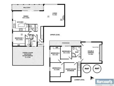 Floorplan of Homely house listing, 21A Bellavista Road, Flagstaff Hill SA