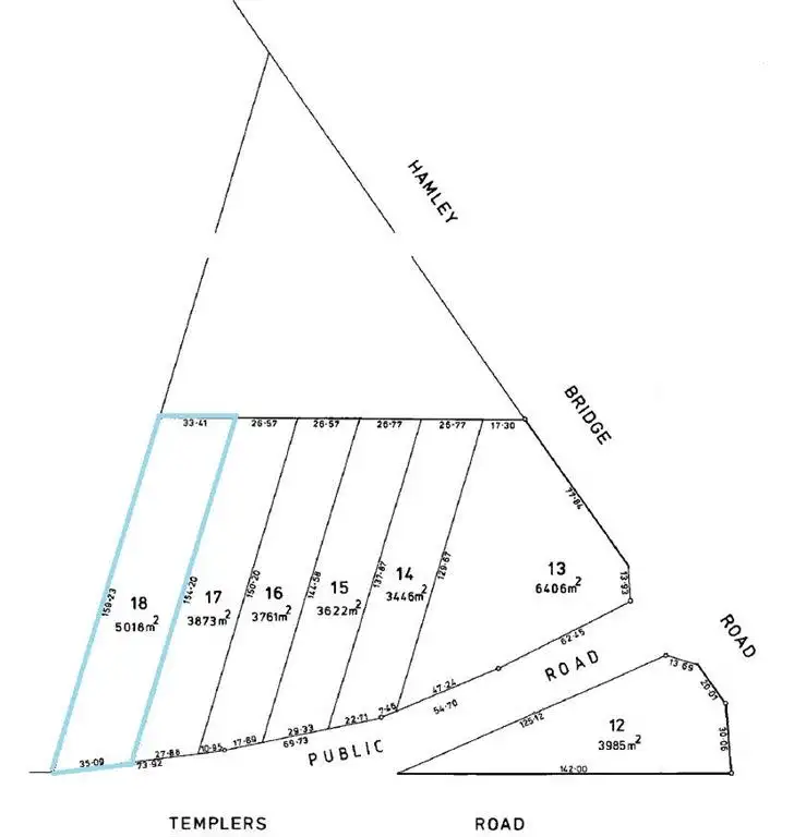 Floorplan of Homely land listing, Lot 18 Templers Road, Templers SA 5371