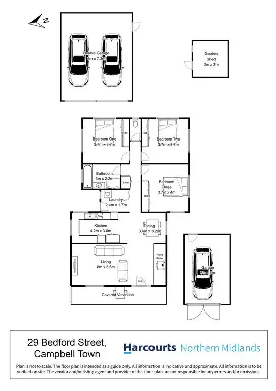 Floorplan of Homely house listing, 29 Bedford Street, Campbell Town TAS 7210