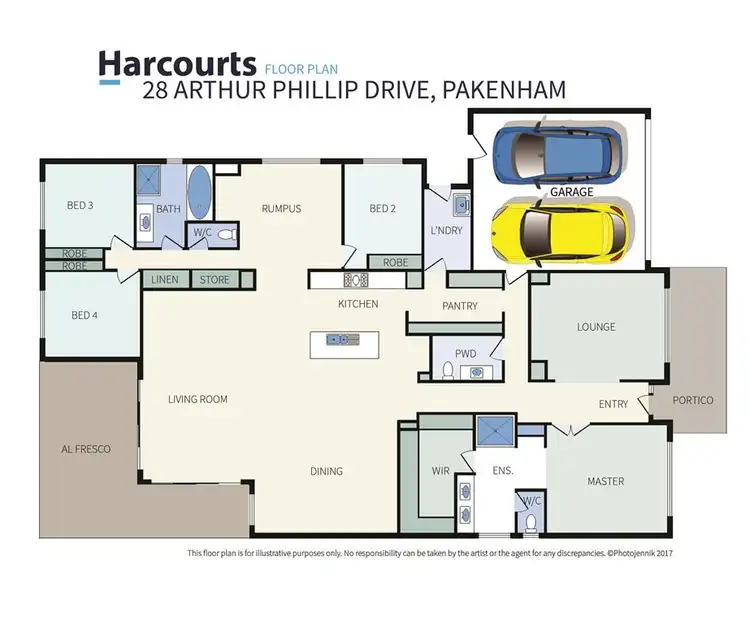 Floorplan of Homely house listing, 28 Arthur Phillip Drive, Pakenham VIC 3810