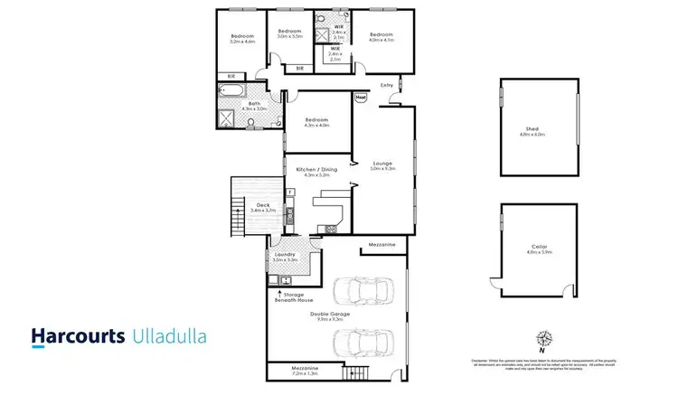 Floorplan of Homely house listing, 1 Colden Place, Ulladulla NSW 2539