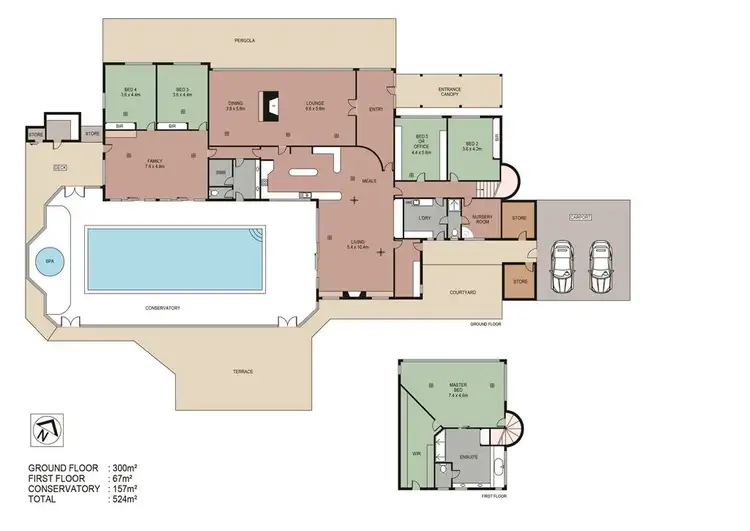 Floorplan of Homely rural property listing, 93 Muller Road, Mount George SA 5155