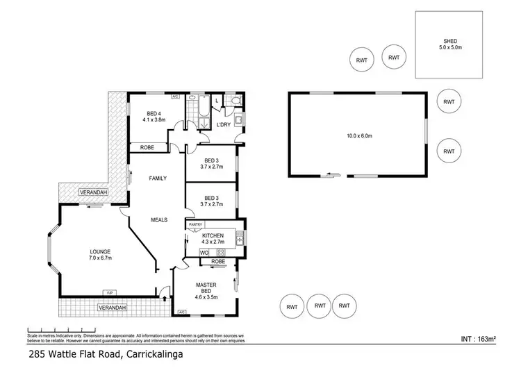 Floorplan of Homely rural property listing, 285 Wattle Flat Road, Carrickalinga SA 5204