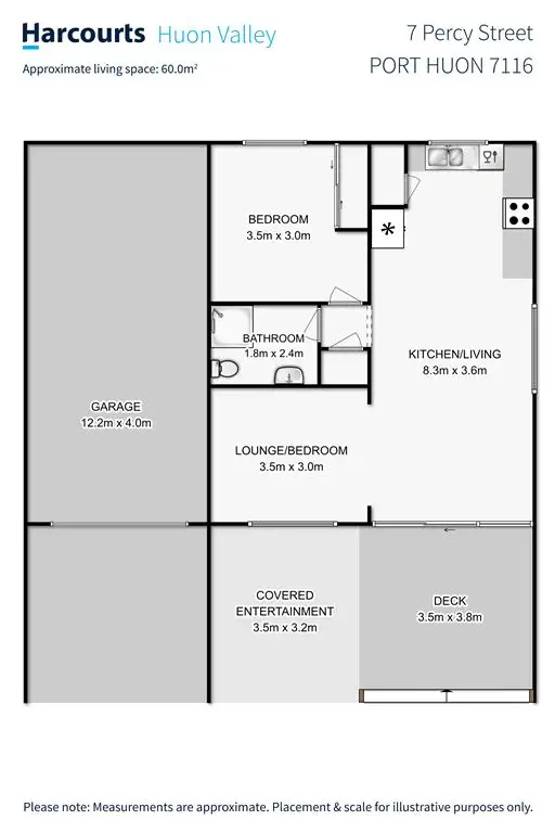 Floorplan of Homely house listing, 7 Percy Street, Port Huon TAS 7116