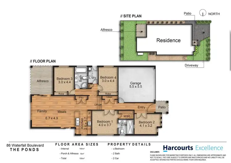 Floorplan of Homely house listing, 86 Waterfall Boulevard, The Ponds NSW 2769
