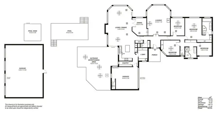 Floorplan of Homely house listing, 96 Ferrier Drive (Victor Harbor), Waitpinga SA 5211