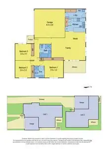 Floorplan of Homely unit listing, 2/98 Neil Street, Bell Post Hill VIC 3215