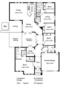 Floorplan of Homely house listing, 39 Spruce Drive, Hastings VIC