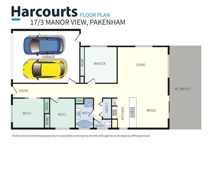 Floorplan of Homely block of units listing, 17/3 Manor View, Pakenham VIC 3810