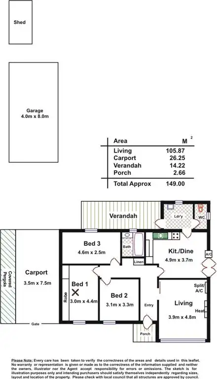Floorplan of Homely house listing, 27 Northfield road, Northfield SA 5085