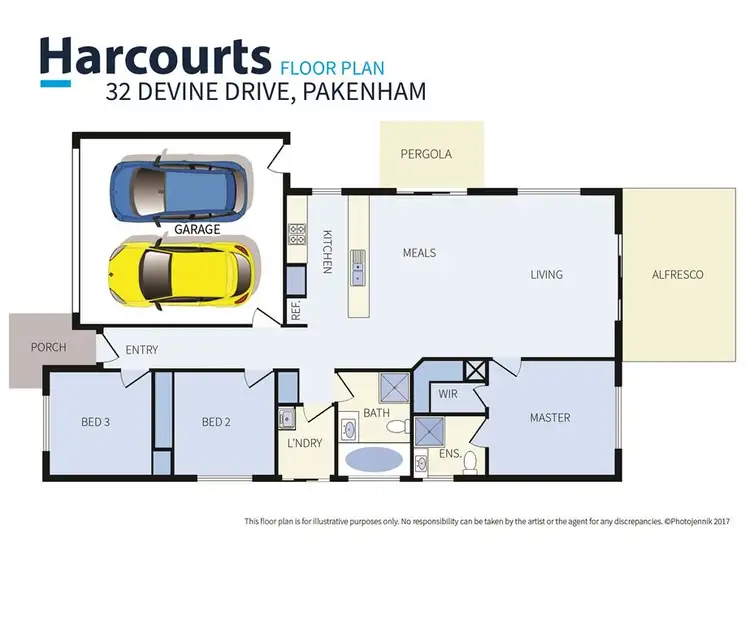Floorplan of Homely house listing, 32 Devine Drive, Pakenham VIC 3810
