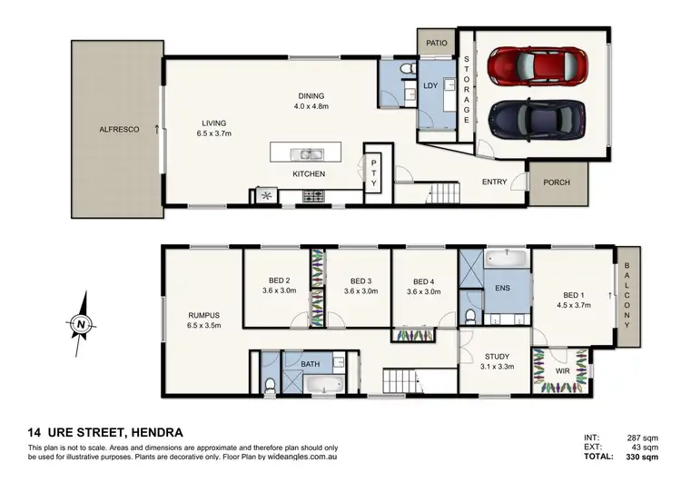 Floorplan of Homely house listing, 14 Ure Street, Hendra QLD 4011
