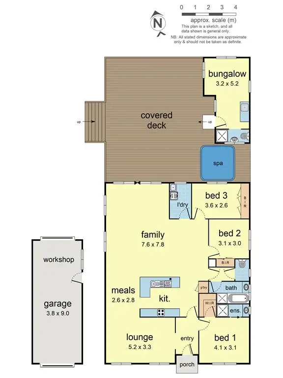 Floorplan of Homely house listing, 5 The Boulevard, Montrose VIC 3765
