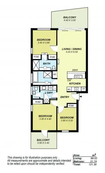 Floorplan of Homely apartment listing, 23/2 Solway Crescent, Encounter Bay SA 5211