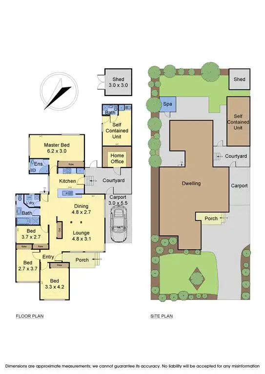 Floorplan of Homely house listing, 6 Abercrombie Street, Oakleigh South VIC 3167