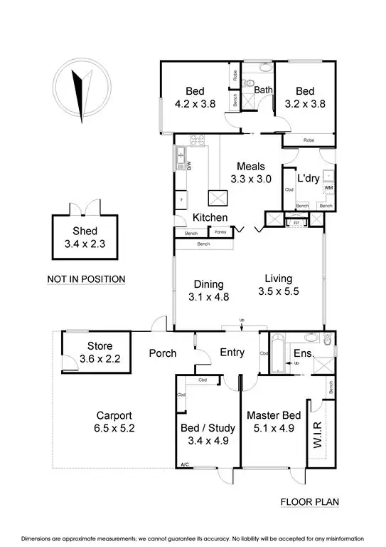 Floorplan of Homely house listing, 17 Deanswood Close, Wantirna South VIC 3152