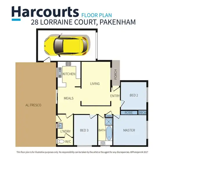 Floorplan of Homely house listing, 28a Lorraine Court, Pakenham VIC 3810
