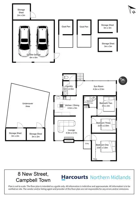 Floorplan of Homely house listing, 8 New Street, Campbell Town TAS 7210