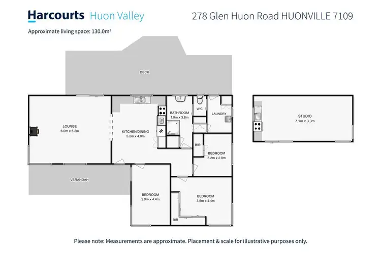 Floorplan of Homely house listing, 278 Glen Huon Road, Huonville TAS 7109