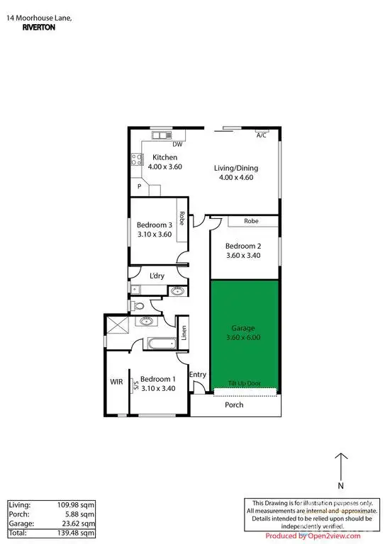 Floorplan of Homely house listing, Lot 14 Moorhouse Lane, Riverton SA 5412