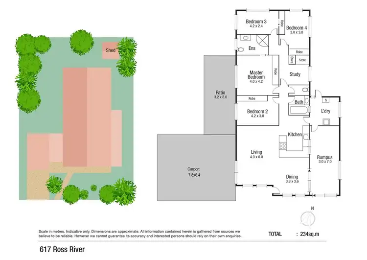 Floorplan of Homely house listing, 617 Ross River Road, Kirwan QLD 4817