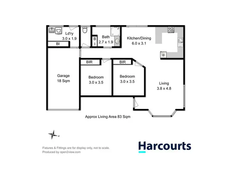 Floorplan of Homely unit listing, 2/378 Brooker Highway, Moonah TAS 7009