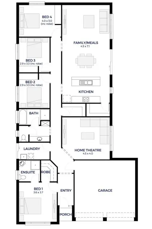 Floorplan of Homely house listing, 77 Kleinig Drive, Hayborough SA 5211