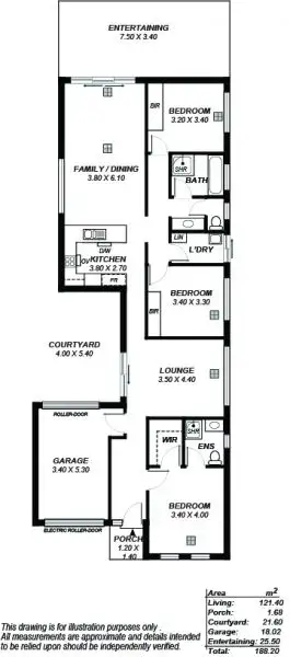 Floorplan of Homely semi-detached listing, 10a & 10b Stonehenge Boulevard, Para Vista SA 5093
