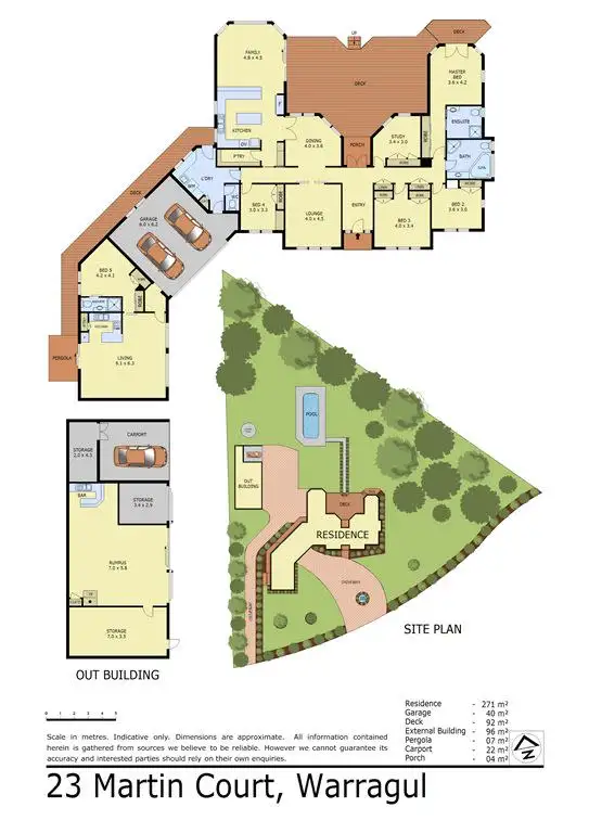 Floorplan of Homely house listing, 23 Martin Court, Warragul VIC 3820